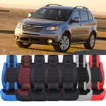 For Subaru Tribeca Leather Front + Rear Car Covers 5-SEATS Cushion Full Set. Fixed Price $79.39.