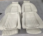 1987-1993 Mustang Seat Upholstery Convertible Only, Oxford White Vinyl. Fixed Price $559.99.