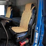 Zone Tech Beaded Seat Cover - Natural Wooden Beads Cushion Beige 2 Pack. Fixed Price $52.99.