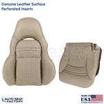 1997-2004 For Chevy Corvette Genuine Leather Perf Front Driver Seat Covers Oak. Fixed Price $311.41.