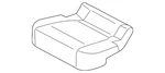 Genuine Ford Cushion Cover FL3Z-1663804-EA. Fixed Price $208.26.