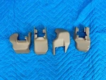 Lexus ES350 ES300H Front Driver's Seat Track Covers 4PC Set Beige 2013-2015 Oem. Fixed Price $40.00.