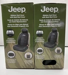 (2) Plasticolor 008581 Universal Black Logo Sideless Seat Covers For Jeep (pair). Fixed Price $35.95.