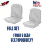 1964 &1965 Mustang Fastback Seat Upholstery White Front Rear. Fixed Price $615.19.