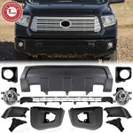 Front Bumper Cover Lower Grille & Fog Light Assembly For 2014-2021 Toyota Tundra. Fixed Price $210.00.