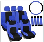 Fh Group Universal Fit Cloth Car Seat Covers For Suv W/ Steering Wheel. Fixed Price $25.00.