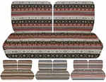 Fits 1978 1991 Ford F250 Truck Front Seat Covers 50-50 Top Solid Bottom Aztec. Fixed Price $89.99.