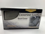 Masque 63014 Luxurious Leather Low Back Seat Cover - Manhattan Grey. Fixed Price $44.95.