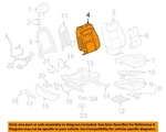 Gm Oem 12-23 Sierra 1500 Passenger Components-seat Back Pad 84462129. Fixed Price $109.83.