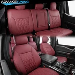 15-20 Ford F150 17-22 F250-F450 Crew Cab Red Seat Cover Protector Full Set. Fixed Price $129.99.
