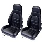 Seat Cover Kit For 1990-1997 Mazda Miata MX5 Faux Leather Front Black. Fixed Price $239.98.