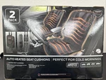 Monster 2 Pack Auto Heated Car Seat Cushions Warming Covers W/controllers. Fixed Price $20.99.