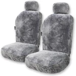 Zone Tech Car Seat Covers Full Set - Sheepskin Winter Wool Auto Accessories. Fixed Price $121.49.