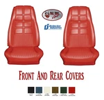 Front & Rear Seat Upholstery Covers 1970 Mustang Deluxe By Distinctive Ind.. Fixed Price $800.45.
