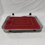 Meritt Aluminum Drive Car Hop Door Window Serving Tray W/ Liner 17 X 12 Usa. Fixed Price $49.87.