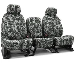 Coverking Seat Covers Select Chevrolet 1 Row Neosupreme Gray Urban Camo Sealed. Fixed Price $225.00.