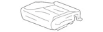 Genuine Honda Cover Front Cushion Trim *YR233L* (titanium) 81131-SCV-L02ZC. Fixed Price $451.42.