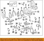 Gm Oem 07-14 Escalade Esv Seats Tracks Front Components-seat Cover 22751128. Fixed Price $296.69.