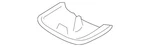 Genuine Porsche Sun-visor Cap 5G0-858-133-A-1E0. Fixed Price $6.17.