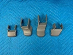 Lexus LX470 Front Passenger's Seat Track Covers GRAY:LF10 4PC Set 1998-2002 Oem. Fixed Price $55.00.