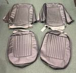 1968 Chevy Camaro Front Bucket Seat Covers, Black Vinyl. Fixed Price $179.99.
