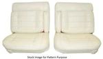 1975-76 Cadillac El Dorado 50/50 Split Bench With Dual Armrest Front Seat Cover. Fixed Price $913.00.
