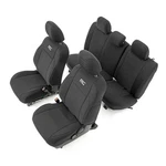 Rough Country Front & Rear Neoprene Seat Covers For 16-23 Toyota Tacoma Double. Fixed Price $229.95.