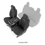 Rough Country Front Row W/ Rear Cup Holder Seat Covers For Sierra Silverado 1500. Fixed Price $149.95.
