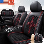 5-SEATS Leather Car Covers For Chevrolet Malibu Red & Black W/ Split Bench. Fixed Price $138.24.