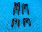 Lexus LS500 Front Passenger's Side Seat Track Covers 4PC Set Black 2018-2020 Oem. Fixed Price $25.00.