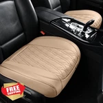 Tiehesyt Nappa Leather Car Seat Covers Front Bottom Beige Anti-slip. Fixed Price $56.99.