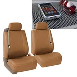 Front Bucket Covers Built-in Seatbelt Auto Car Sedan Suv Tan W. Free Gift. Fixed Price $37.99.