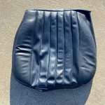 1983 Mercedes Benz 300D Passenger Front Original Blue Lower Seat Cover Skin W123. Fixed Price $250.00.