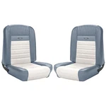 Tmi Premium Upholstery Pony Interior Mustang Coupe 65-66 Blue/ White Front Bu.... Fixed Price $819.71.