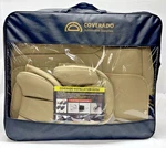 Coverado Universal Seat Covers Full Set Khaki Suv Pickup Truck Car New Open Box. Fixed Price $100.00.