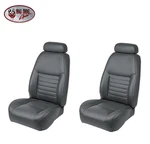 Dark Charcoal Front Bucket Seat Upholstery For 2000 Mustang Gt Coupe. Fixed Price $747.04.