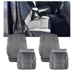 For 2005-2019 Nissan Frontier Driver Passenger Bottom Top Cloth Seat Cover Gray. Fixed Price $90.00.