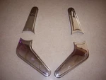 Mercedes-benz W108 W109 Left + Right Full Set Chrome Seat Trim. Fixed Price $125.00.