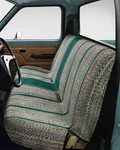 West Coast Auto Car Seat Covers, Baja Saddle Blanket Full Size, Green. Fixed Price $63.89.