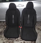 2021-2026 Hyundai Elantra Black Cloth Front Seat Set Non Heated Korea Built Oem. Fixed Price $899.95.