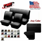 1958 - 64 Vw Bug Smooth Vinyl Seat Upholstery And Door Panel Set Any Color. Fixed Price $727.77.