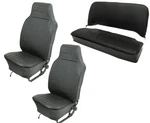Empi Black Seat Cover Slip-on Vinyl Front & Rear Kit For Vw Bug Sedan 68-69 4638. Fixed Price $234.95.
