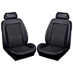 Tmi Sport Ii Black Seat Upholstery Standard/ Deluxe Mustang 1968 Front Buckets. Fixed Price $467.60.
