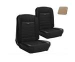 Ford Mustang Deluxe Pony Seat Trim Kit Parchment 1964 1965 1966 Fastback. Fixed Price $1065.56.