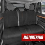 Motor Trend Spillguard Waterproof Rear Bench Car Seat Cover, Beige Stitching. Fixed Price $44.99.