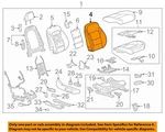 Gm Oem 17-19 Acadia Passenger Components-seat Back Cover 84559472. Fixed Price $161.86.