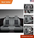 Durable Faux Leather Bench Seat Cover - Elegant Universal Fit For Trucks/suvs. Fixed Price $60.89.