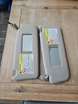 2002-2004 Audi A6 Driver & Passenger Side Sun Visor Pair Set Beige Cloth Sedan. Fixed Price $53.88.