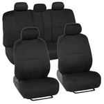 Car Seat Covers For Chevrolet Malibu 2 Tone Color Black W/ Split Bench. Fixed Price $32.99.