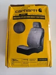 Carhartt - Universal Nylon Duck Canvas Fitted Bucket Seat Cover, Grey. Fixed Price $48.85.